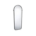 Modern Arched Wall Mirror with Black Frame